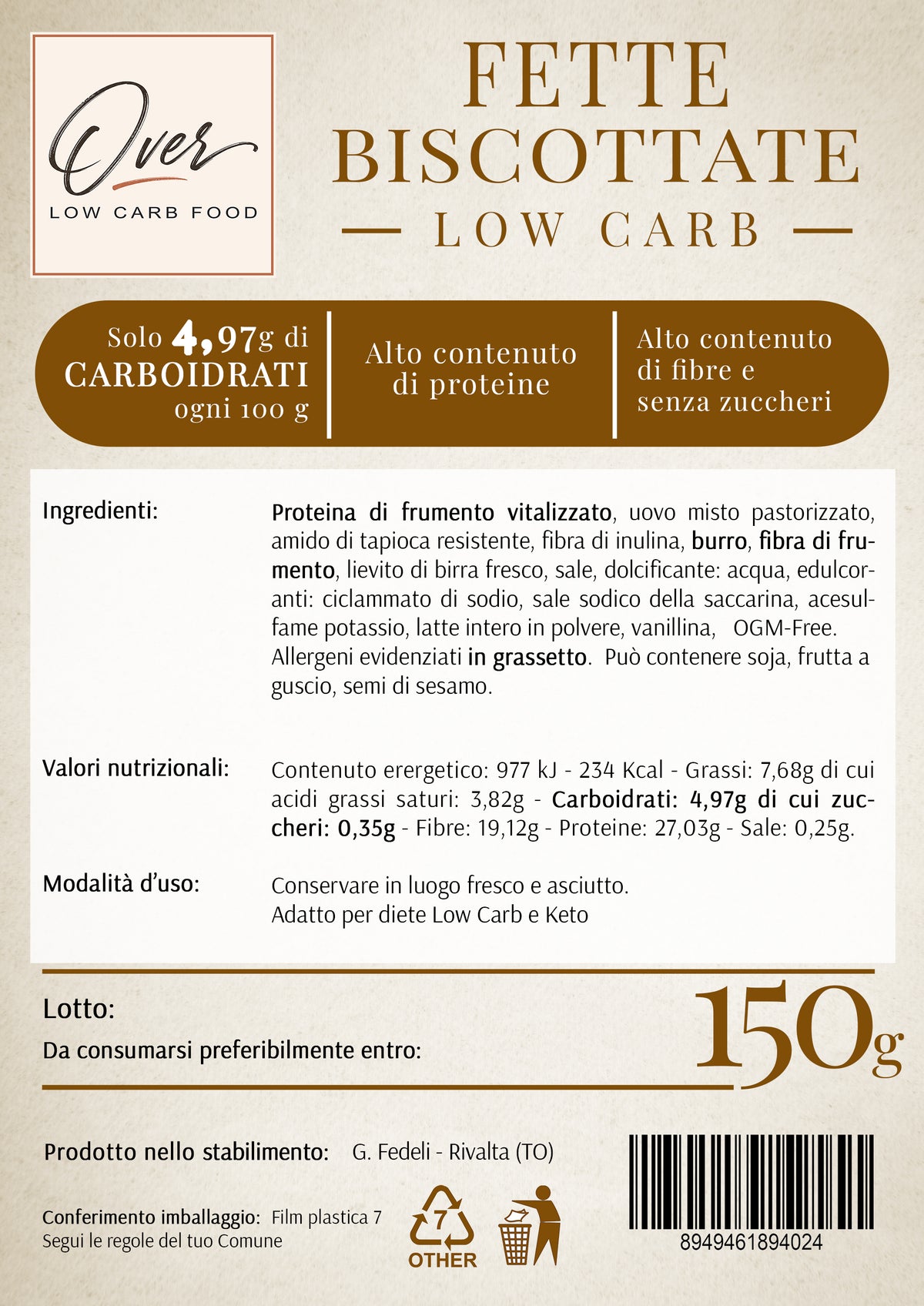 Fette Biscottate - 150g
