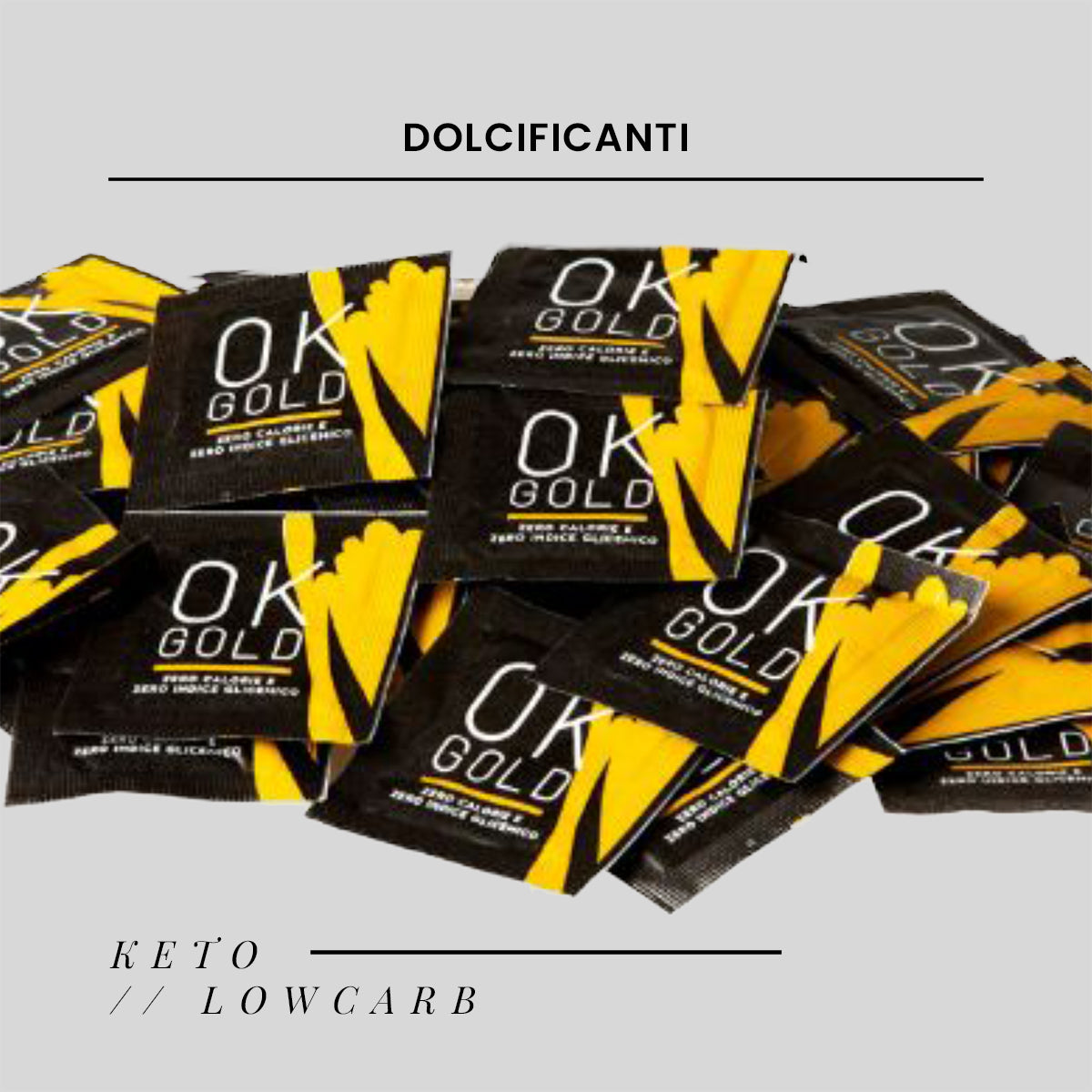 OK Gold 300 Sachets - Erythritol and Sucralose - 300g