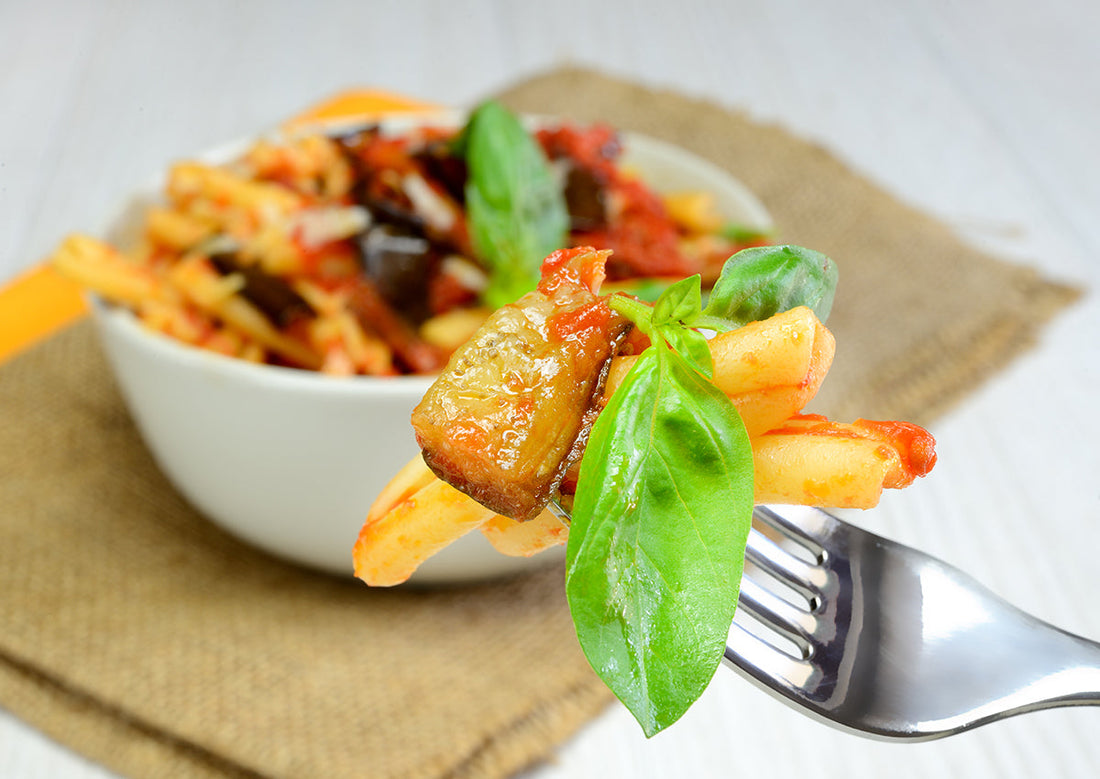 Caserecce Low Carb al sugo di melanzane