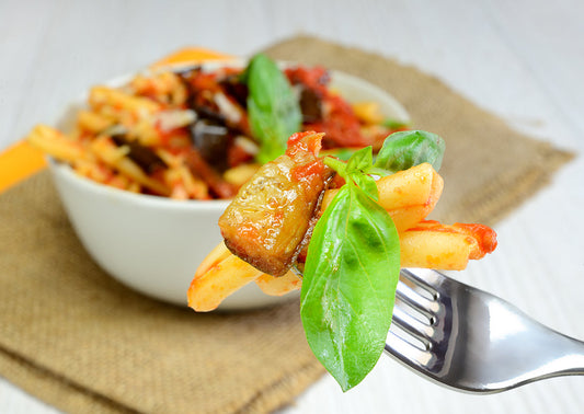 Caserecce Low Carb al sugo di melanzane
