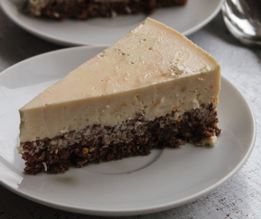Cheesecake Low Carb con zest di arancia e crumble di Frollo Cacao