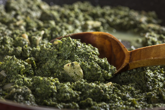 Tempestine Low Carb saag paneer con spinaci e spezie indiane
