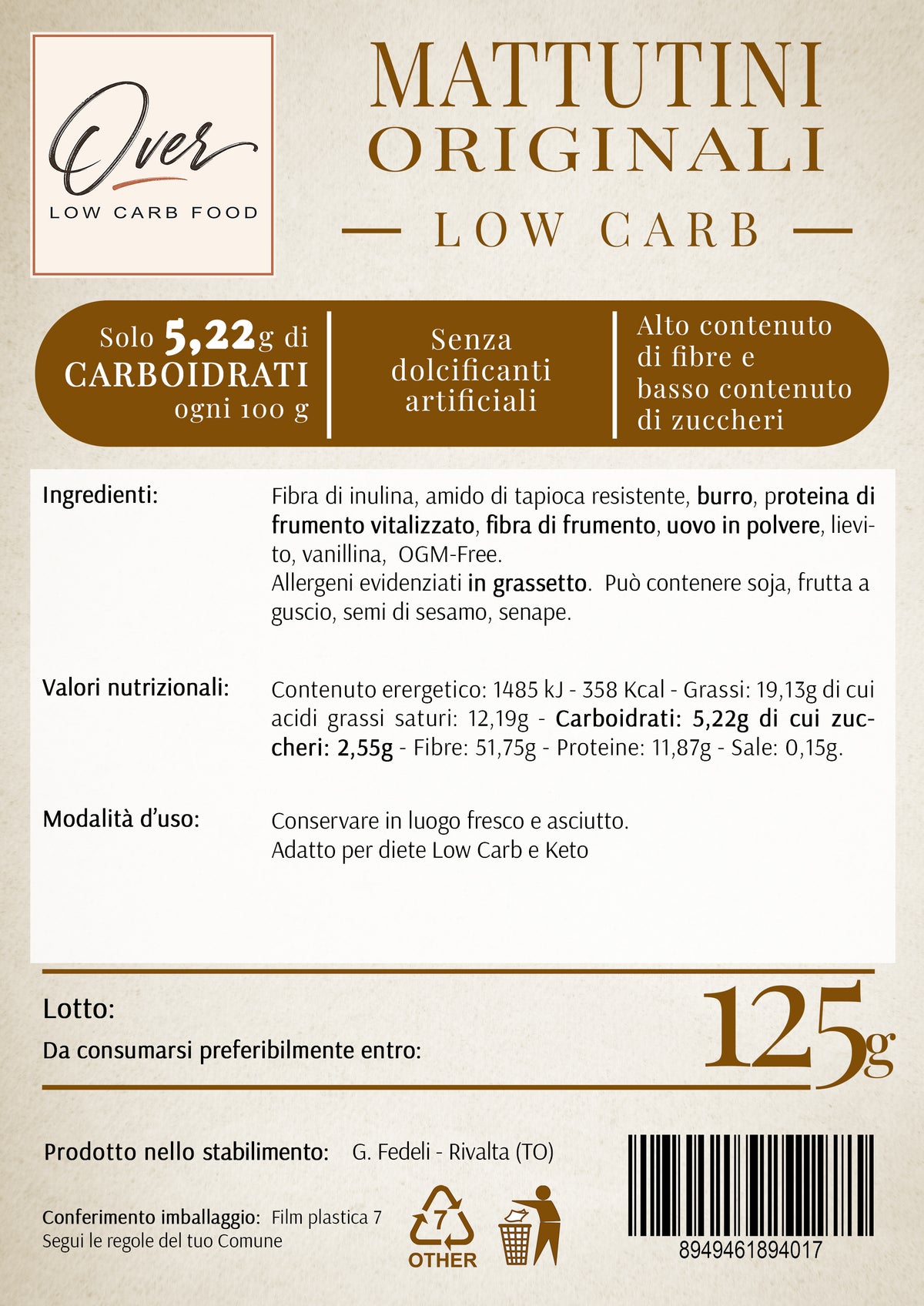 Mattutini Originali - 125g