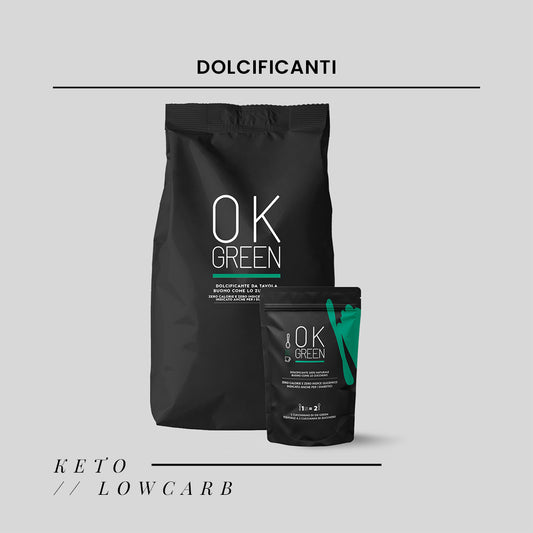 OK  Green - dolcificante - Eritritolo e Stevia